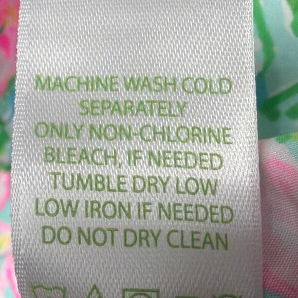 Lilly Pulitzer Zeldie One Shoulder Blouse Ruffle Size XS NWOT Preppy Pink Isle - Picture 9 of 9